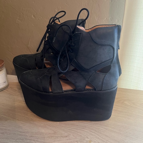 Jeffrey Campbell Stein Extreme High-Top Flatform-Sneaker - Picture 3 of 8